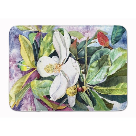 Carolines Treasures Magnolia Machine Washable Memory Foam Mat 8700RUG